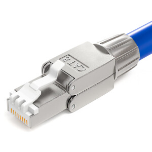 5m - 500m Ethernet Kabel CAT 8 LAN Kabel max. 2000 MHz S/FTP AWG22 LSZH blau