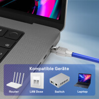 Connecteur rj45 mâle CAT 8 Connecteur réseau RJ