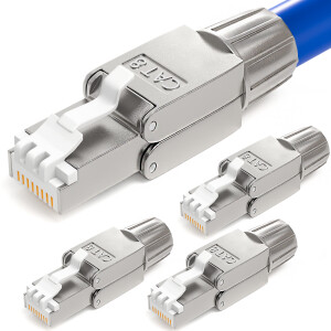 5m - 500m Ethernet Kabel CAT 8 LAN Kabel max. 2000 MHz S/FTP AWG22 LSZH blau
