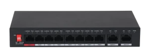 8-Port PoE Switch | +2 Base-T/X Port | 10/100/1000 Mbps | Ma