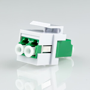 LWL Keystone Verbinder LC/APC-LC/APC Duplex OS1/OS2...