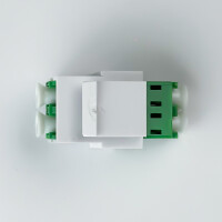 LWL Keystone Verbinder LC/APC-LC/APC Duplex OS1/OS2 Singlemo