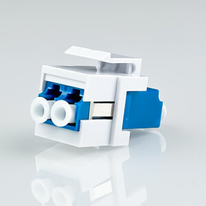 LWL Keystone Verbinder LC/UPC-LC/UPC Duplex OS1/OS2...