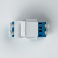 LWL Keystone Verbinder LC/UPC-LC/UPC Duplex OS1/OS2 Singlemo