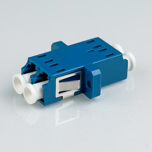 LWL Kupplung LC/UPC-LC/UPC Duplex OS1/OS2 Singlemode - blau
