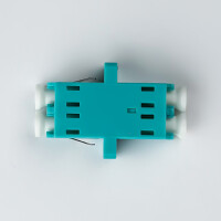 LWL Kupplung LC/UPC-LC/UPC Duplex OM3 Multimode - aqua 3