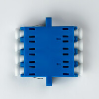 LWL Kupplung LC/UPC-LC/UPC Quad OS1/OS2 Singlemode - blau 3