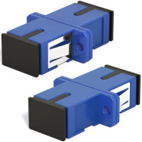 LWL connector SC/UPC-SC/UPC Simplex OS1/OS2 Single-mode - bl