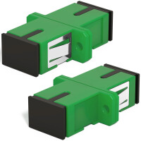 LWL connector SC/APC-SC/APC Simplex OS1/OS2 Single-mode - gr