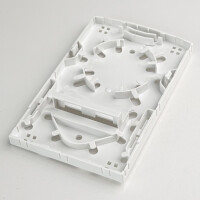 LWL Verteilerbox 2-fach FTTH-BOX ABS weiß 4