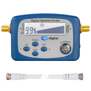 Digital Satfinder hb-digital SF-888G mit digital Display...