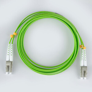 LWL Patchkabel LC-LC OM5 Duplex 50/125 µm UPC LSZH lin