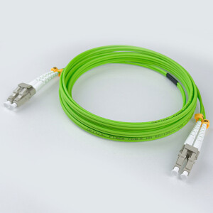 10m LWL Patchkabel LC-LC OM5 Duplex 50/125 µm UPC...