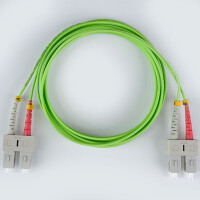 10m LWL Patchkabel SC-SC OM5 Duplex 50/125 µm UPC LSZH