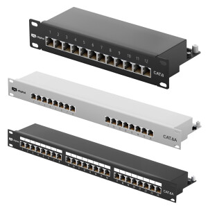 Netzwerkschrank Patchpanel RJ45 LSA – geschirmt &ndash