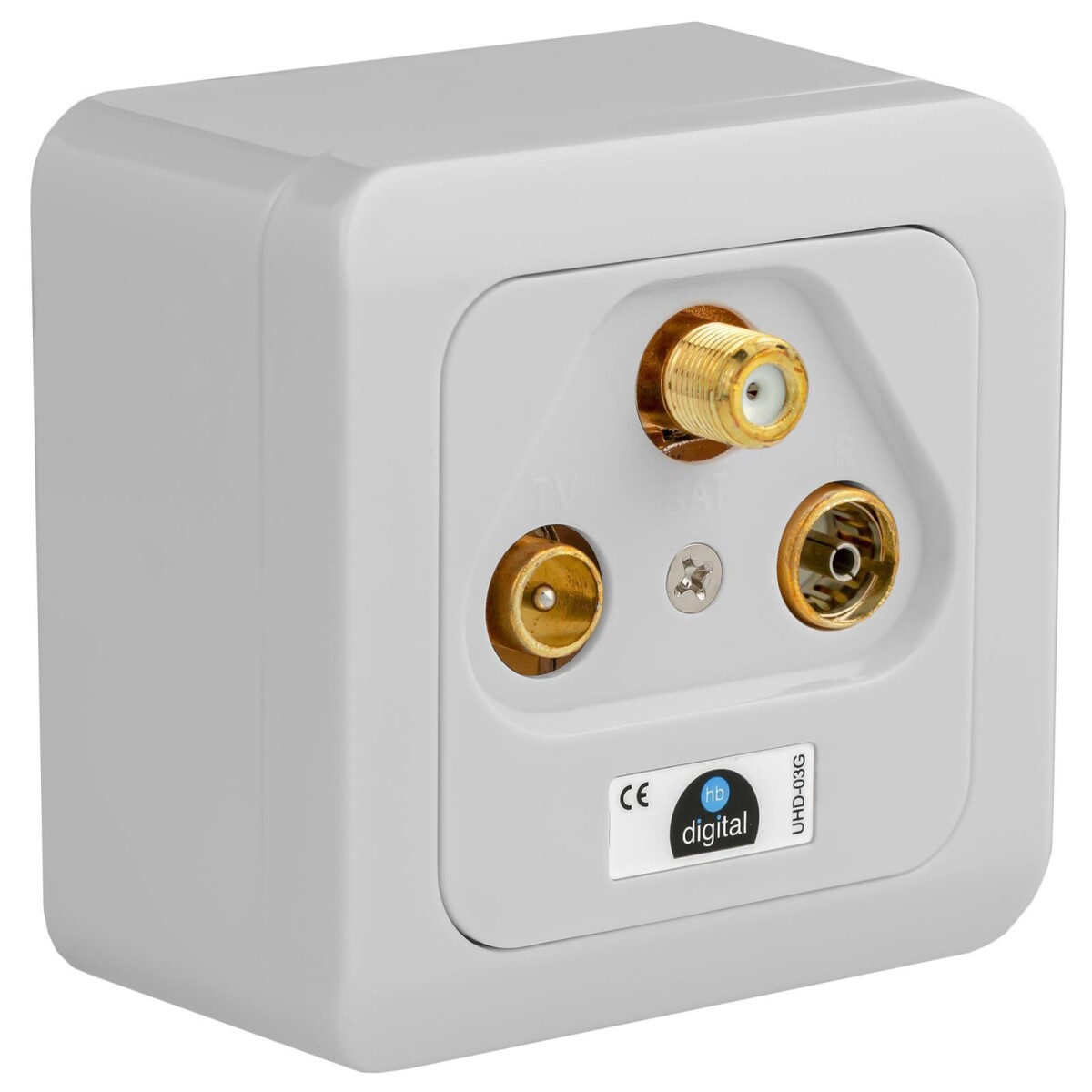 TV- Sat- VHF Aerial Socket UHD-03G hb-digital.de, 5,90