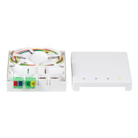 FTTH Connection Box 2x LC/APC Duplex with Connection Cable 2