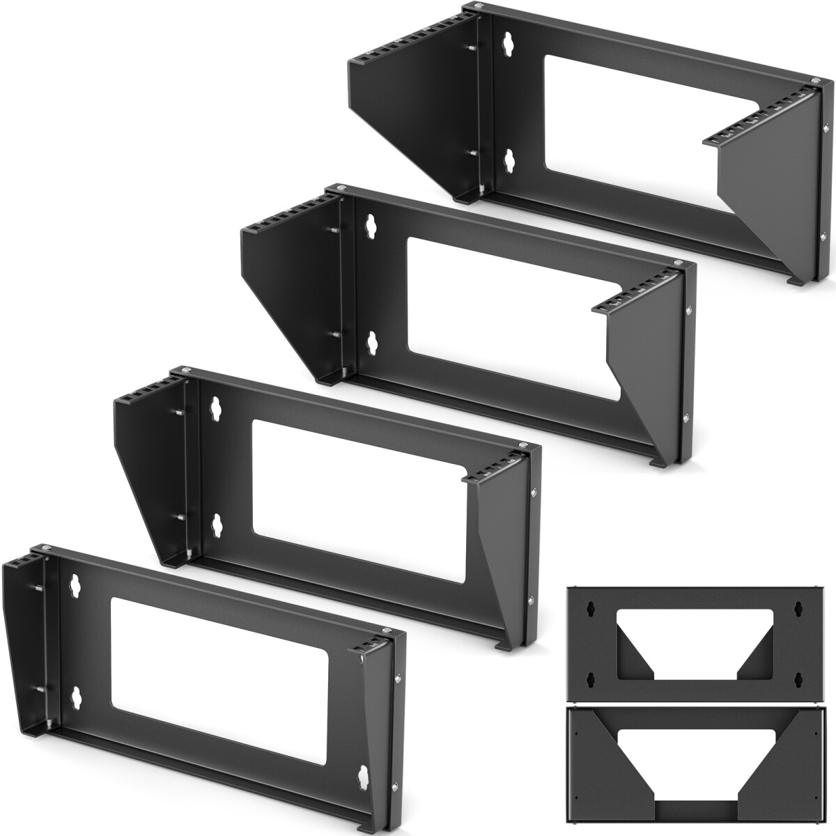Produktbild von Lumonic 12-Port CAT7 Patchpanel 1HE – LSA-Klemmen T568A/B, Geschirmt, Mit Beschriftungsfeld & Kabelmanagement – 10 Gbit/s PoE-fähig