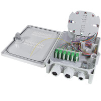 FTTX-Anschlussgehäuse 24x LC/APC voll bestückt IP5