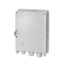 FTTX-Anschlussgehäuse IP55 für 6x LC-Quad oder SC-