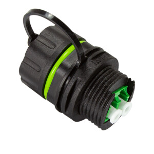 LWL Outdoor Verbinder LC/APC Duplex IP68 mit Staubkappe...