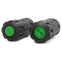 LWL outdoor connector LC/APC Duplex IP68 with 2 cable glands