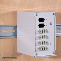 Frontblende für Spleißverteiler 6x LC-Duplex oder