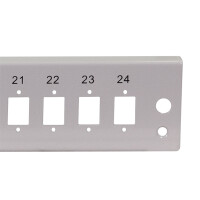 Frontblende 24x LC-Duplex oder SC-Simplex für 19 zoll S