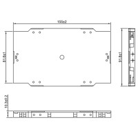 LWL Spleisskassette für 12 Schrumpfschlauchspleisse ink