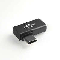 USB-C Adapter female/male 90° left-r gallery