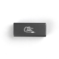 USB-C coupler female/female 40Gbps metal Pro 4.0 3