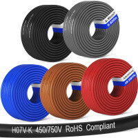 5m-500m Aderleitung H07V-K flexibel 4mm²-16mm² ver