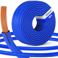 15m single core cable 10mm2 H07V-K blue 1