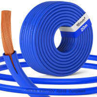20m single core cable 16mm2 H07V-K blue 1