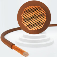 300m single core cable 4mm2 H07V-K brown 5
