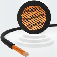 40m single core cable 16mm2 H07V-K black 5