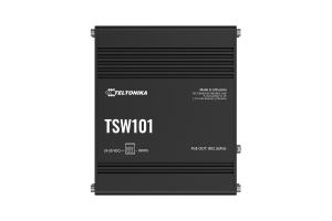 Teltonika TSW101 PoE+ Switch Netzwerk 5 Port Gigabit Automot