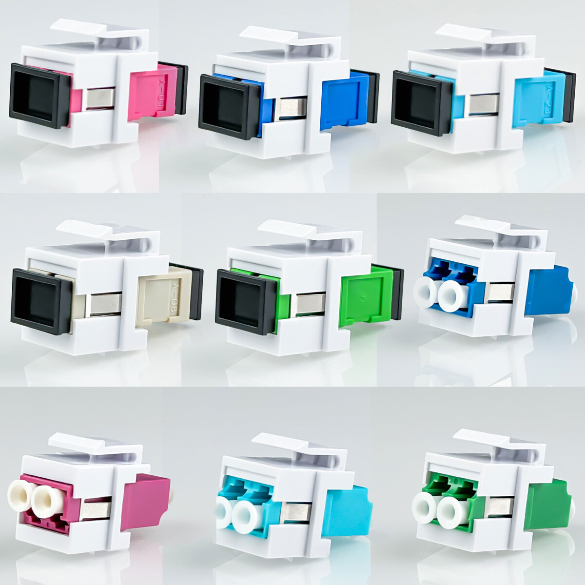 LWL Keystone Verbinder – LC/SC, APC/UPC | hb-digital.de, 2,90