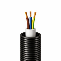 5m corrugated conduit Ø12mm compressive strength 500N