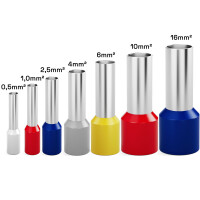 Aderendhülsen SET 0,5mm² -16mm² isoliert 1