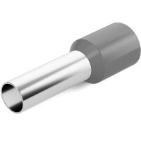 10 Stk. Aderendhülsen 4mm2 x 12 mm - grau isoliert 2