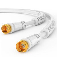 7,5m SAT Kabel 110dB 4-fach geschirmt – 2x F-Stecker v