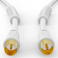 Antenna Cable IEC Male to IEC Female 75 Ohm Coaxial Cable Qu