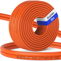 5m CAT 7 Basic Câble réseau Duplex AWG23 S/FTP 
