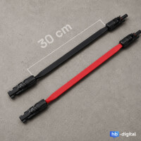 30cm Passage de câble solaire pour fenêtre 4mm&s