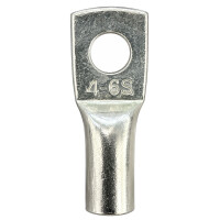 Cosse tubulaire 6mm² M4 cuivre étamé &agr