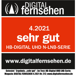 LNB Twin hb-digital UHD 202 NS für 2 Teilnehmer...