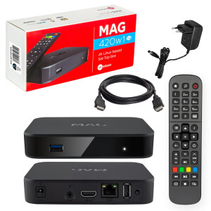 R&uuml;ckl&auml;ufer MAG 420w1 IPTV Set Top Box mit 4K...