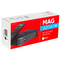 Refurbished MAG 420w1 IPTV Set Top Box with 4K and HEVC H 26