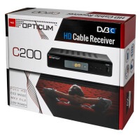 Refurbished RED Opticum C200 Kabel TV Receiver DVB-C FULL HD